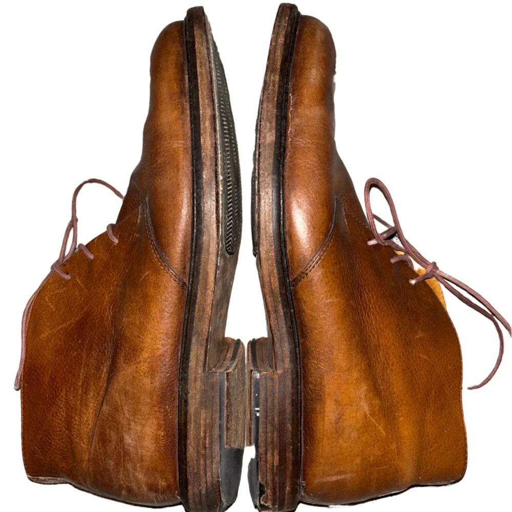 Polo Ralph Lauren Brown leather Ankle Boots